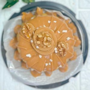 Bolo Vulcão DOCE de LEITE e NOZES