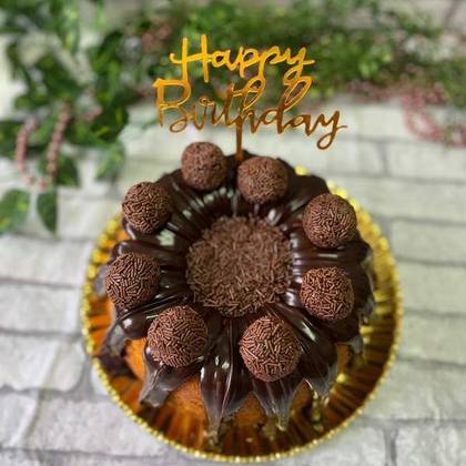 Topo de Bolo Feliz Aniversário
