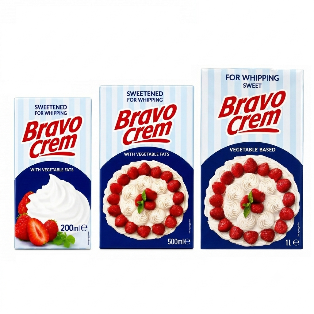 Natas Vegetais Bravo 1L, 500ml ou 200ml
